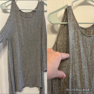 Open shoulder tunic
